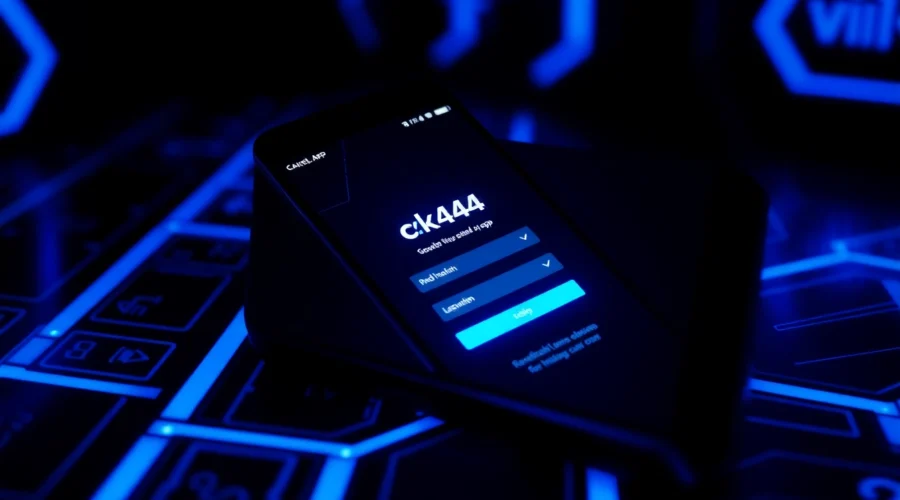 Easy ck4444 login app Android interface showing secure access and vibrant gaming dashboard for seamless user entry