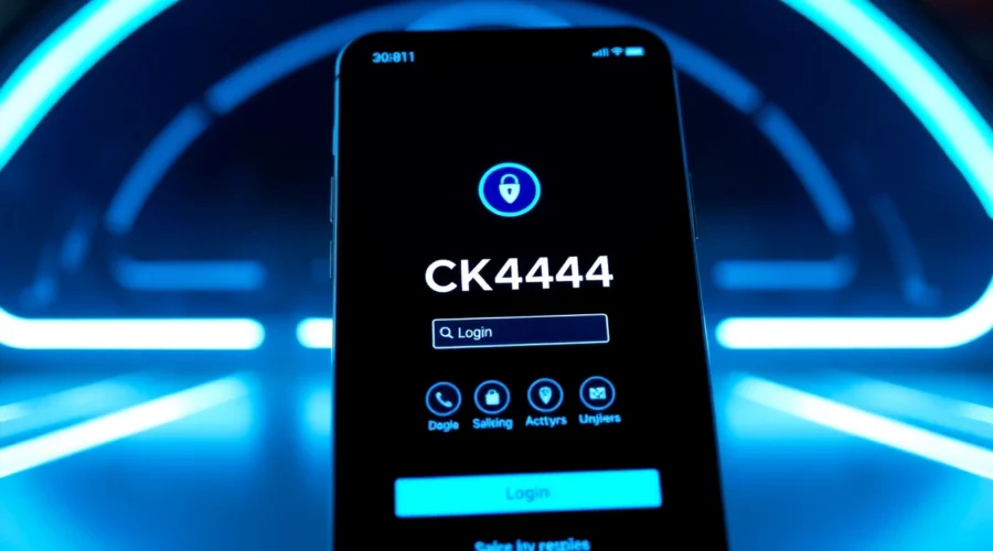 Quickly access the ck4444 login app on Android with an easy interface, ensuring secure gaming in Bangladesh, highlighted on a smartphone screen with modern visuals.